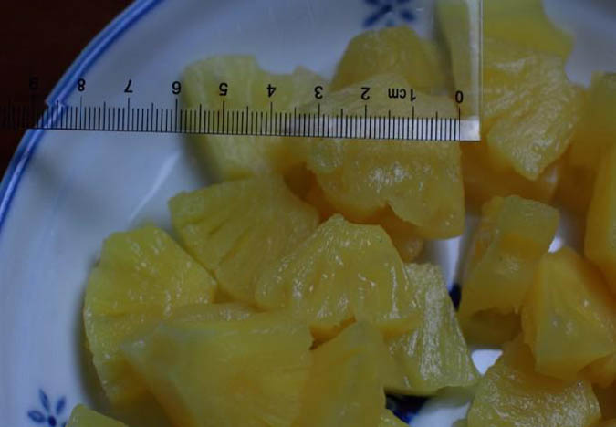 pineapple dices